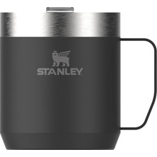 Stanley Classic Legendary Camp Mug Paslanmaz Çelik Termos Bardak, Mat Siyah, 0.35 Litre