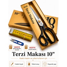 Suji Terzi Kesim Makas + Suji Şerit Mezura + Metal Metal Makas Aura Online