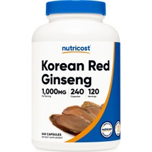 Nutricost Korean Red Ginseng 1,000 Mg 240 Capsul
