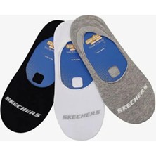 Skechers U Liner No Show 3 Pack Socks S2520313-3474 Çok Renkli Çorap