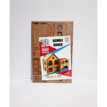 Alkasaz 3D Ahşap Maket Asmalı Konak