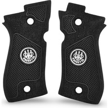 Rigor Universe Beretta 81 84 85 87 Cheetah Uyumlu Tabanca Kabzası Kayın Ahşap Siyah Beretta Logolu Grip
