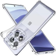 Zemira Home Newface Xiaomi Redmi Note 14 Pro 4g Kılıf Kart Şeffaf Silikon - Şeffaf