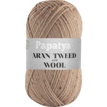 Papatya Aran Tweed With Wool 9340