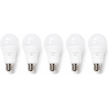 Uzman Dörtler - Ledx 12 Watt E27 1080 Lümen 6500K Beyaz LED Ampul 5 Adet