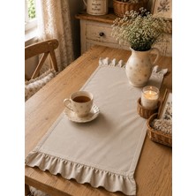 Şah Textile Design Pamuk Karışımlı Kenar Fırfırlı RUNNER40X110