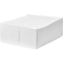 Ikea Saklama Çantası Skubb Yatak Altı Komodini, Dolap Çantası 43 x 53 x 19 cm Fermuarlı - Beyaz