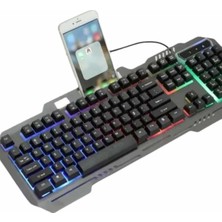 Astraltech Işıklı  Q Klye Mouse Seti Siyah   Klye Yeni Nesil