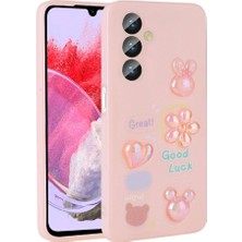 Spia M34 5g ile Uyumlu Kılıf Pembe Tan Silikon Kapak ( M34 5g ile Uyumlu, Pembe)