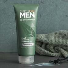 Oriflame North For Men Sensitive Protect 2'si 1 Arada Tıraş ve Temizleyici Jel 200 ml