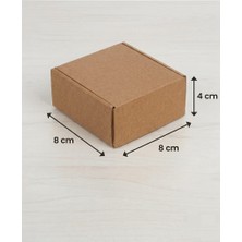 Aybaş Kağıtçılık 8X8X4 (30 Adet) Kilitli E Ticaret Kutusu, Internet ve Kargo Kutusu, Hediye Kutusu, Karton Kutu, Kraft Kutu