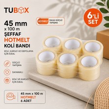 Storm Hotmelt Şeffaf Koli Bandı 45MM x 100M 6'lı Paket