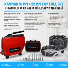 Kammak Gider Açma Makinesi + 16 mm + 22 mm Yay Full Set