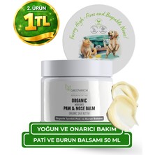 Greenwich Kedi ve Köpek Pati ve Burun Balmı 50 ml – %86,90 Organik İçerikli Vegan Bakım Balmı | Günlük Nem Desteği ve Yoğun Pati Bakımı