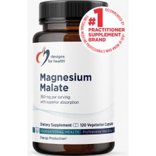Designs For Health Magnesium Malate With Superior Absorption 360 Mg 120 Veg. Kapsül