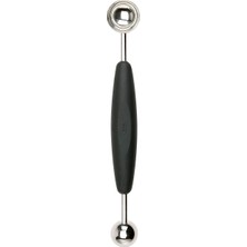 Oxo Good Grips Paslanmaz Çelik Kavun Kesicisi, Siyah/gümüş
