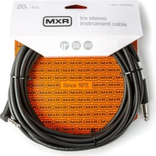 Mxr Jım Trs Stereo Enstrüman Kablosu 20 Ayak | 6,1 M, 1/4 Inç Açılı Fiş (DCIST20R)