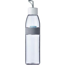 Mepal Ellipse Beyaz Içecek Şişesi, 700 ml Hacim, Gazlı Içecekler Için De Uygundur, Kırılmaz Malzeme,