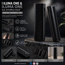 Zigver Iqos Kılıf Iluma One Uyumlu Shine Black(Terrea ile Çalışan Cihaza Uygundur)