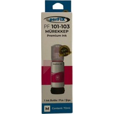 Mbb E-Ticaret Perfıx Pf T103M  Kırmızı Şişeli Mürekkep (70 ml )