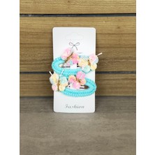 Happy Aksesuar El Yapımı Örgü Kelebek Figürlü Çıtçıtlı Çocuk Toka