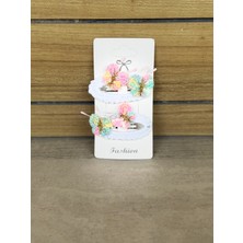 Happy Aksesuar El Yapımı Örgü Kelebek Figürlü Çıtçıtlı Çocuk Toka