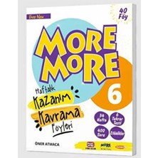 TeknoKapsül Kurmay Yayınları 6. Sınıf More & More Haftalık Kazanım Kavrama Föyleri Kurmay Elt