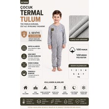 Oil Company Gri Unisex Çocuk Tulum