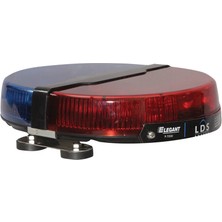 İleri Trafik Mini Tepe Lambası Expert E-1134 Kırmızı-Mavi