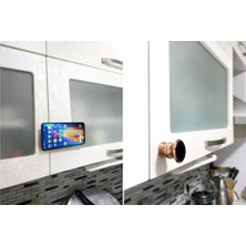 Belle Fusion Mey Ithalat® Metal Telefon Tutucu Torpidoya Yapışan Mıknatıslı
