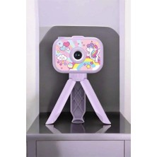 Belle Fusion Mey Ithalat® Ayaklı Mini Fotoğraf Makinesi Çocuk Için Eğitici Video Kamera