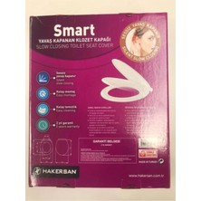 Belle Fusion Mey Ithalat® Klozet Kapağı Hakersan Smart Yavaş Kapanan Yuvarlaktip