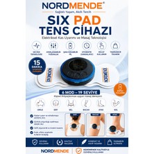 Belle Fusion Mey Ithalat®  Six Pad ve Ayak Tens Cihazı | Dijital Ekran | Ayak Tens Pedi | Elektrot Pedli | Şarjlı Kas Uyarım Cihazı