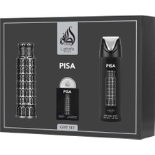 Lattafa Pride Pisa Edp 100 ml +  Edp  20 ml + 200 ml Body Shower Erkek Parfüm Seti