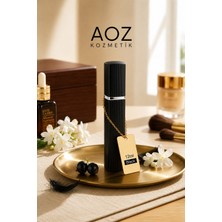 AOZ Kozmetik Siyah Parfüm Dolum Seti Doldurulabilir Mini Parfüm Şişesi Cep Parfüm Şişesi Taşınabilir Parfüm Şişesi 12ML