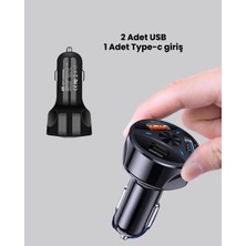 Uzman Toptan Mey Ithalat® 55W Güçlü Araç Şarj Cihazı Power Delivery Destekli