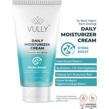 Vully Su Bazlı Aydınlatıcı Cilt Tonu Eşitleyici Bariyer Onarıcı 24 Saat Nemlendirici Yüz Kremi 50 ml