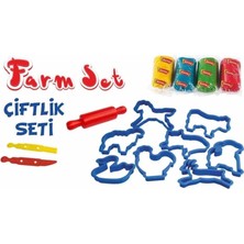 Uzman Toptan Mey Ithalat® ERN-588 Orta Kutulu Çiftlik Oyun Hamuru Seti  - Eren Oyuncak