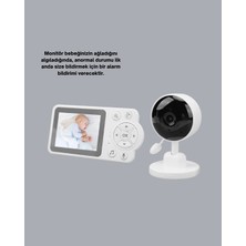 Uzman Toptan Mey Ithalat® Ebeveyn Kontrollü 2.8 Inç Bebek Monitörü Güvenli Izleme