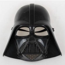 Uzman Toptan Mey Ithalat® Çocuk Boy Yıldız Savaşları Star Wars Darth Vader Maskesi ve 90 cm Pelerin Seti Siyah