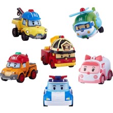 Belle Fusion Mey Ithalat® Polı ZR-914 Robocar Poli Gogo Rescue Deluxe 6 Lı Set -