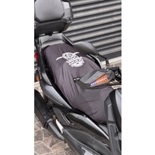 Motobros Honda Pcx Sele Kılıfı Desenli Paraşüt Kumaş (Su Geçirmez)