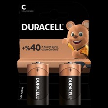 TeknoKapsül Duracell C Boy Pil 1,5V 2 Adet