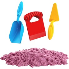 Uzman Toptan Mey Ithalat® 03693 Aksesuarlı Pembe Kinetik Oyun Kumu 1000 gr