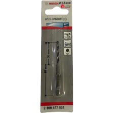 Belle Fusion Mey Ithalat® Bosch Pointteq Altıgen Şaftlı Hss Matkap Ucu 2,5 mm
