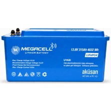 12V 315AH (4032WH) Megacell Lifepo4(Lityum) Batarya / Akü