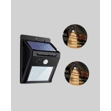 Astraltech 20 LED Güneş Paneli Aydınlatma – Fotoselli ve Hareket Algılamalı Dış Mekan Duvar Lambası