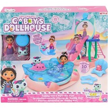 Uzman Toptan Mey Ithalat® 6067878 Gabbys Dollhouse Gabby ve Mercat Purr-Ific Havuz Oyun Seti