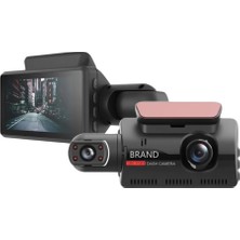 Uzman Toptan Mey Ithalat® 3 Inç IPS Ekranlı Full Hd Araç Kamerası – Wifi, Gece Görüş ve Hareket Algılama Özellikli Dashcam