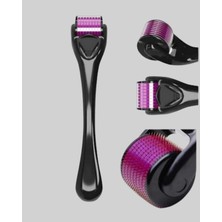 Uzman Toptan Mey Ithalat® Evde Güvenli Kullanım Için Titanyum Derma Roller – Siyah Saplı